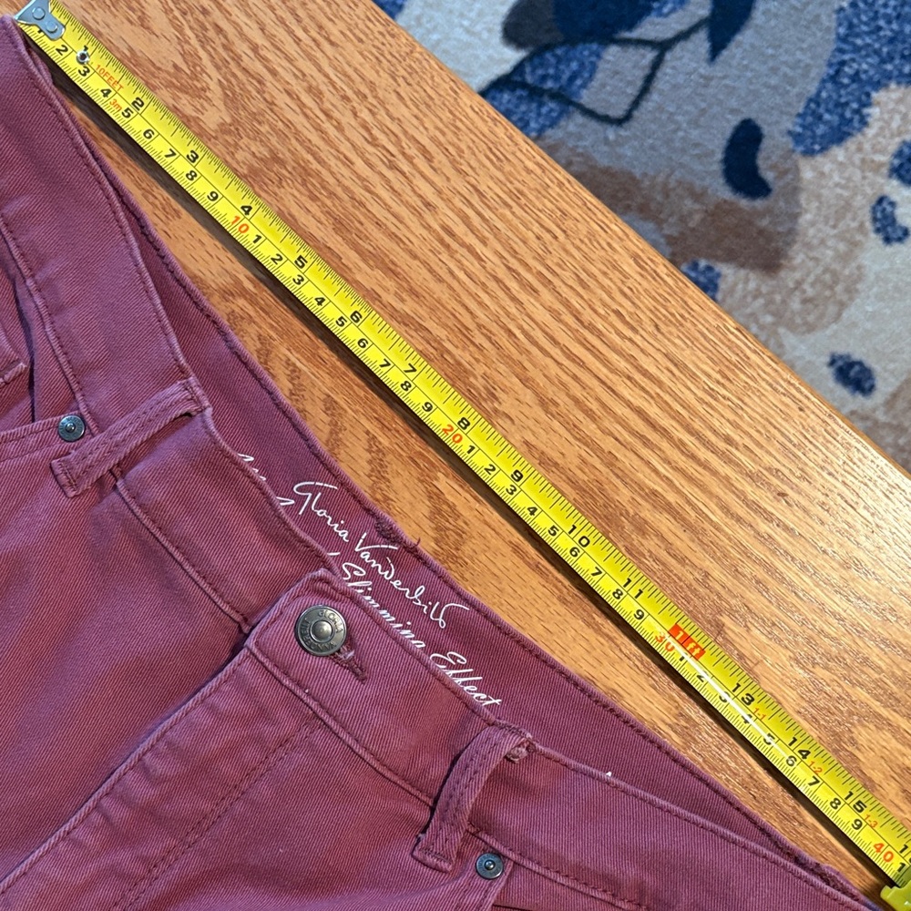 Gloria Vanderbilt Plum Cotton Blend Bermuda Shorts - Picture 7 of 8